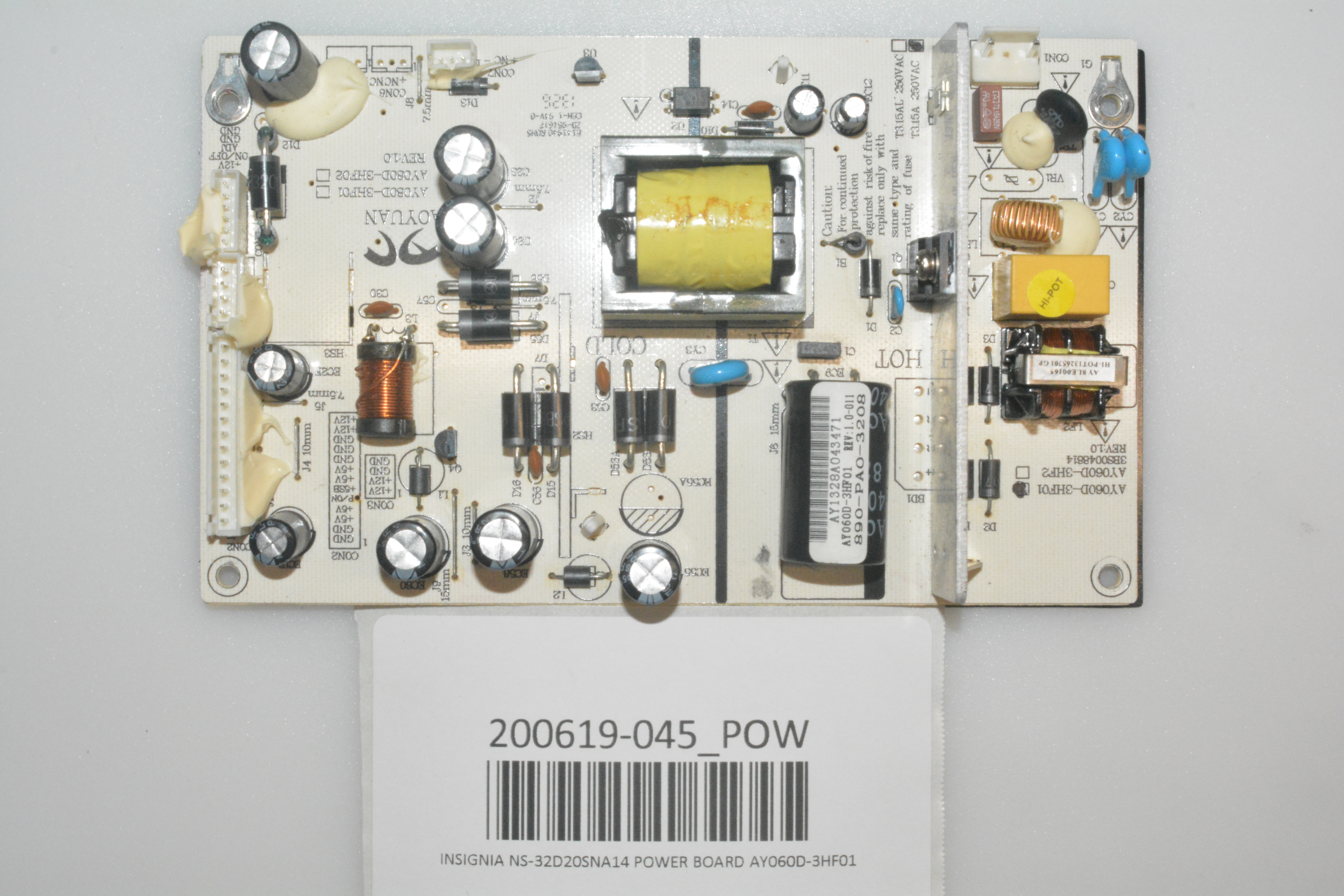 INSIGNIA NS32D20SNA14 POWER BOARD AY060D3HF01 eBay