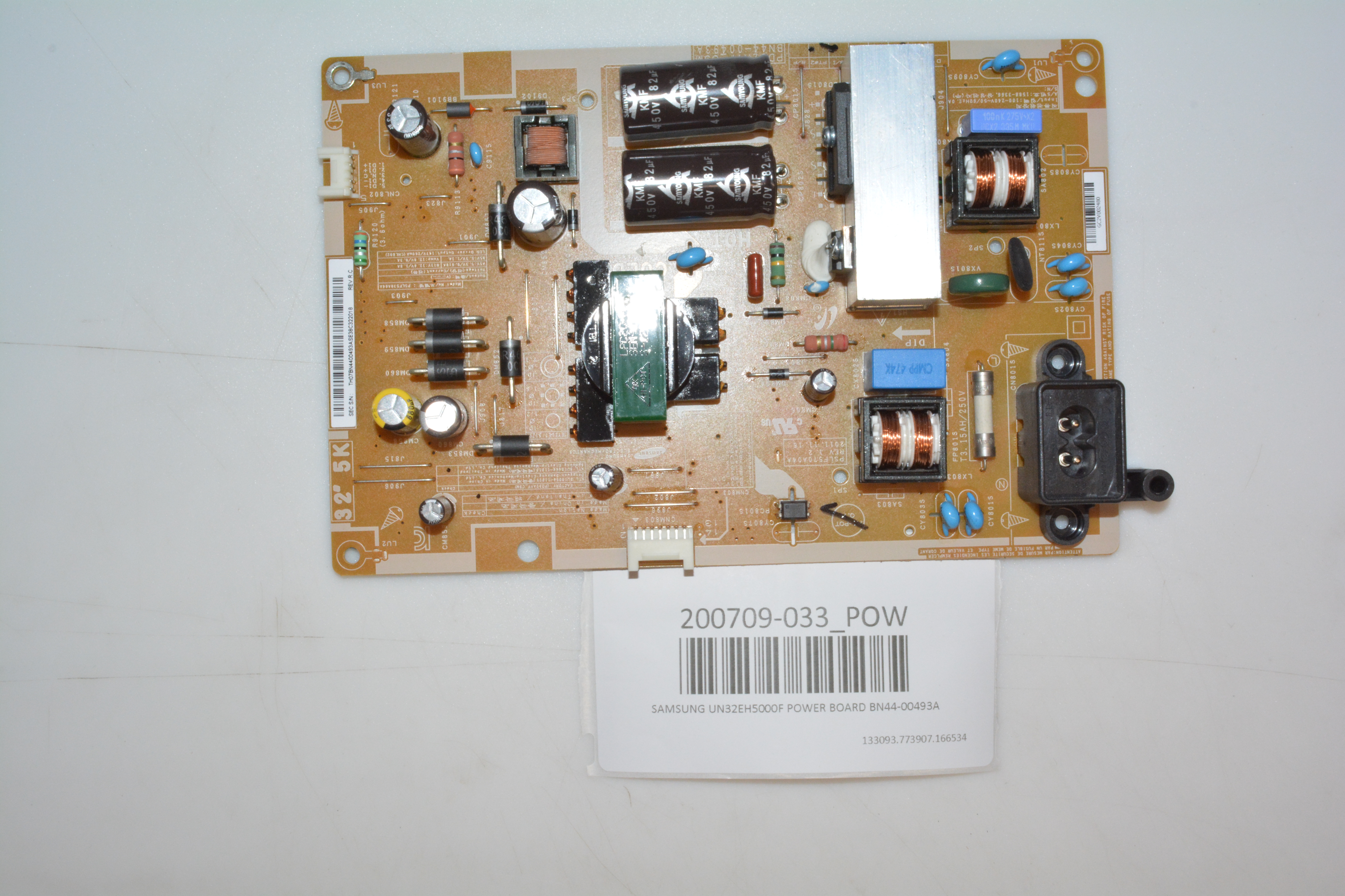 SAMSUNG UN32EH5000F POWER BOARD BN4400493A 44004000093 eBay