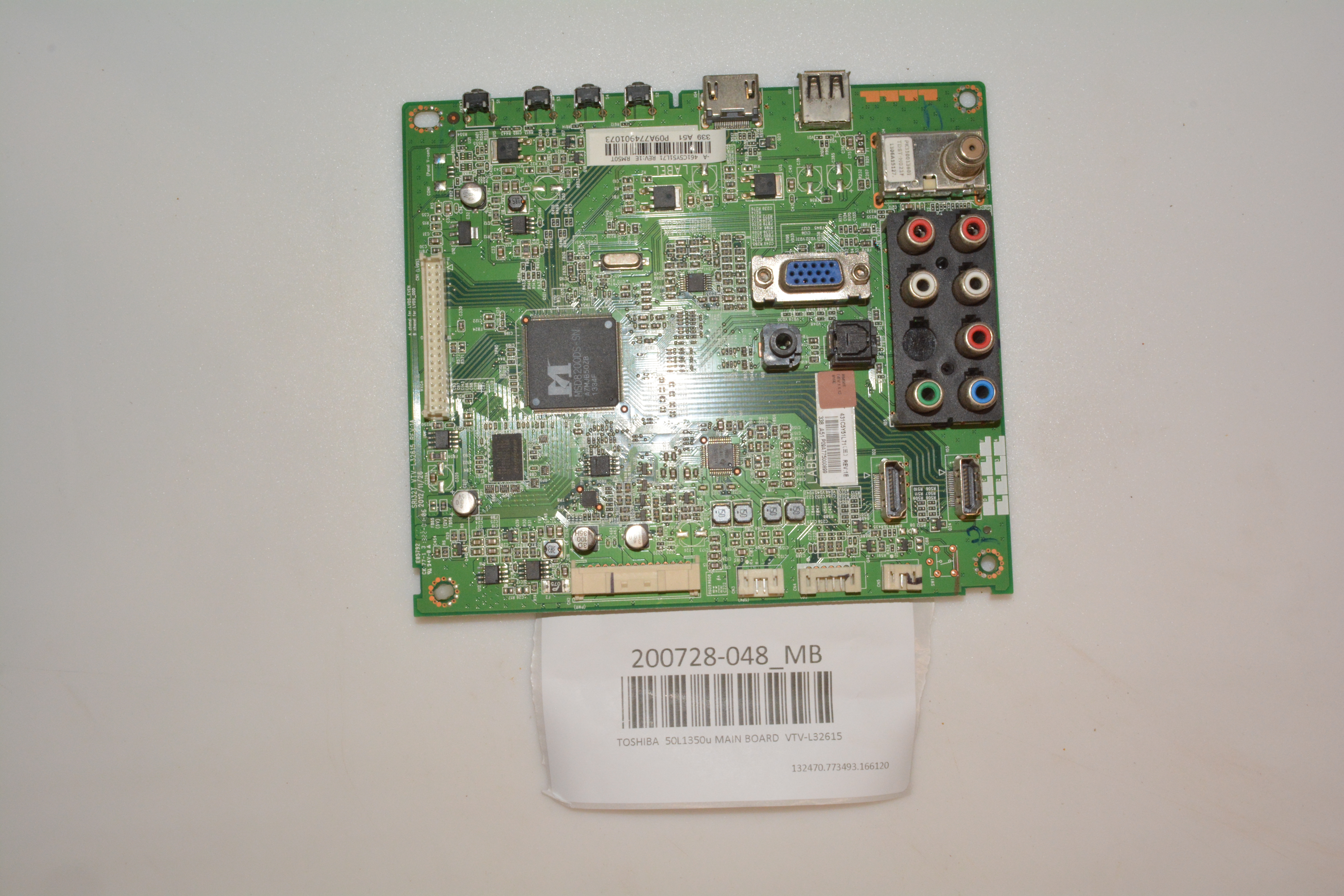 TOSHIBA 50L1350U MAIN BOARD VTV-L32615 | eBay