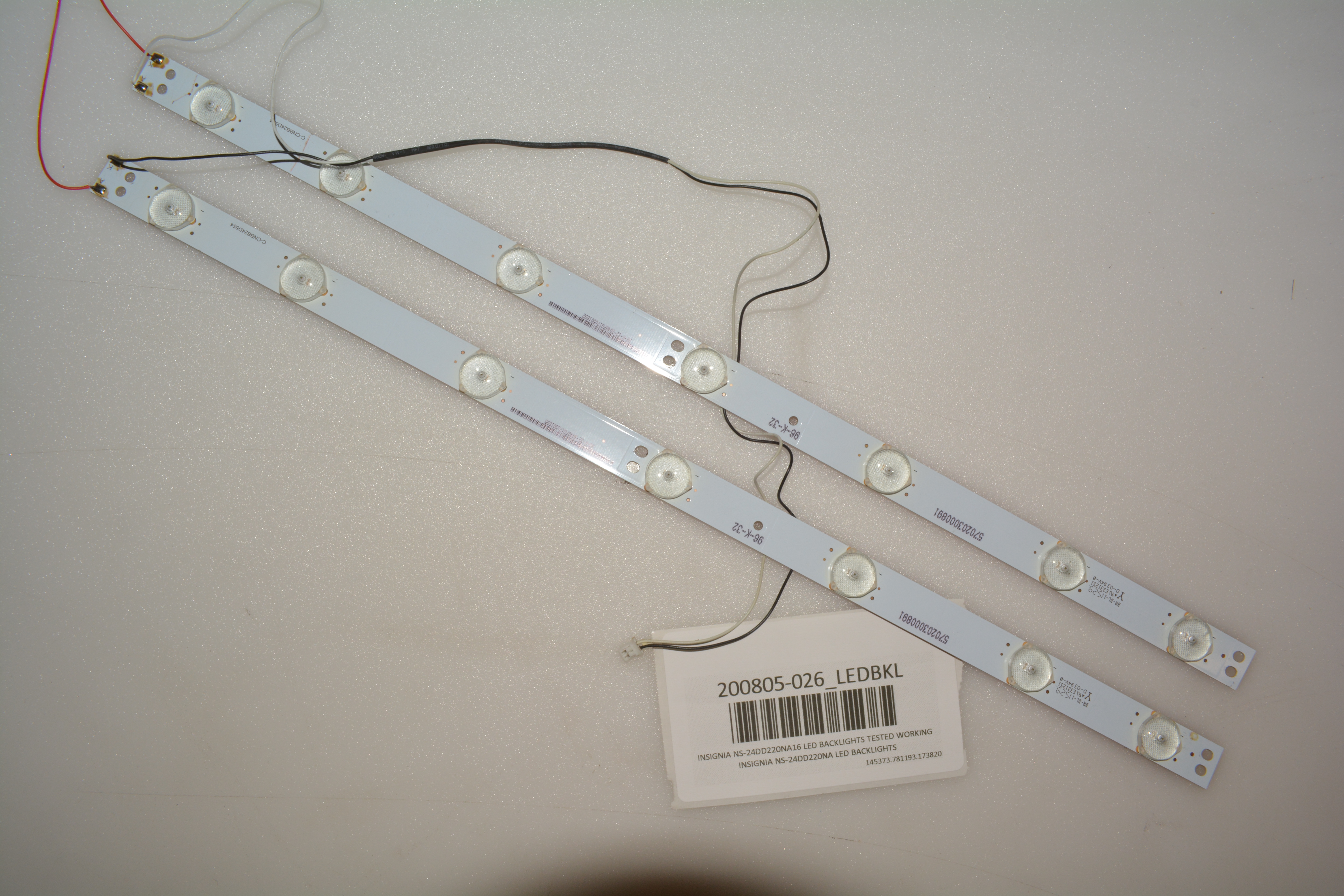 INSIGNIA NS-24DD220NA16 LED BACKLIGHTS TESTED WORKING INSIGNIA NS