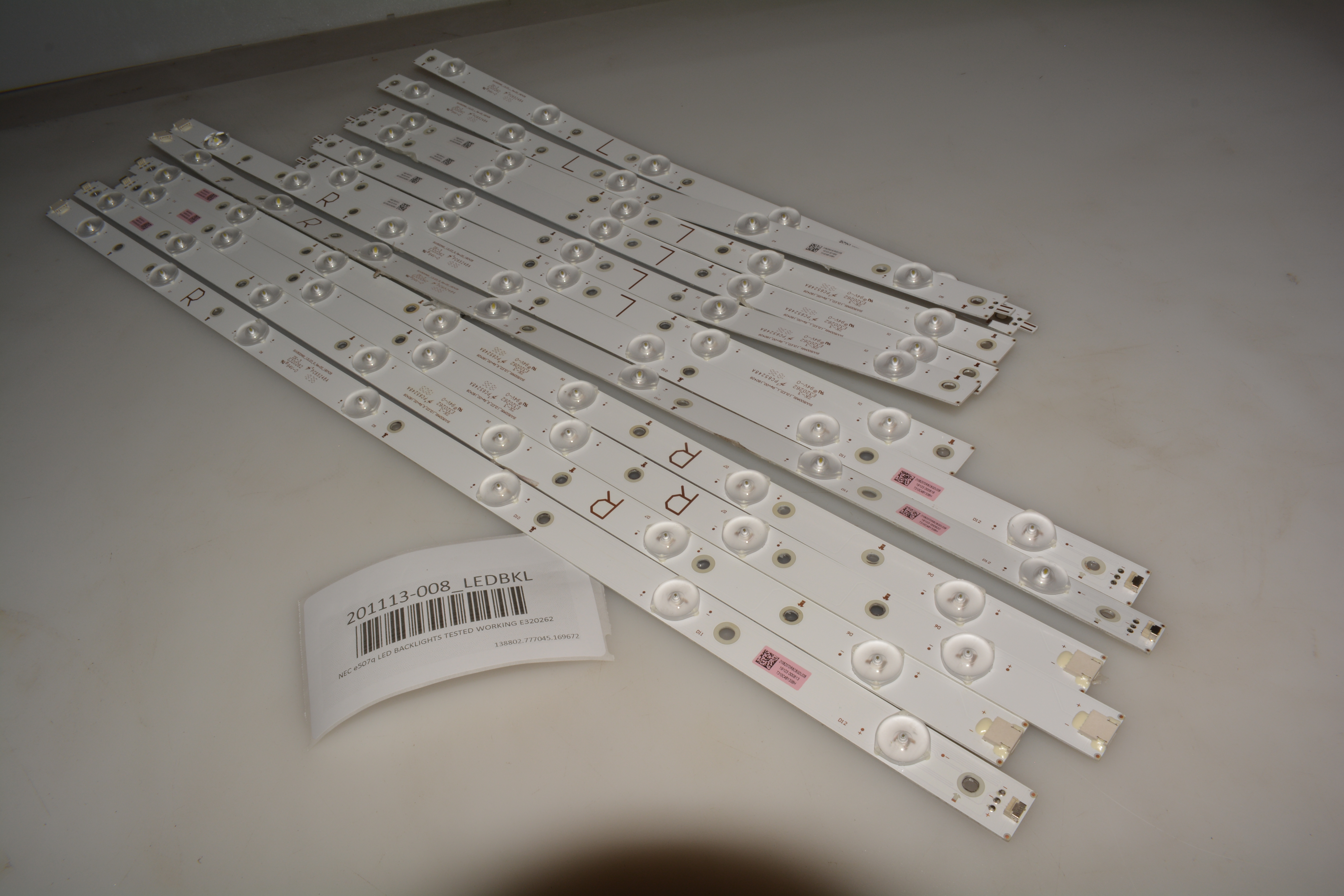 NEC E507Q LED BACKLIGHTS TESTED WORKING 