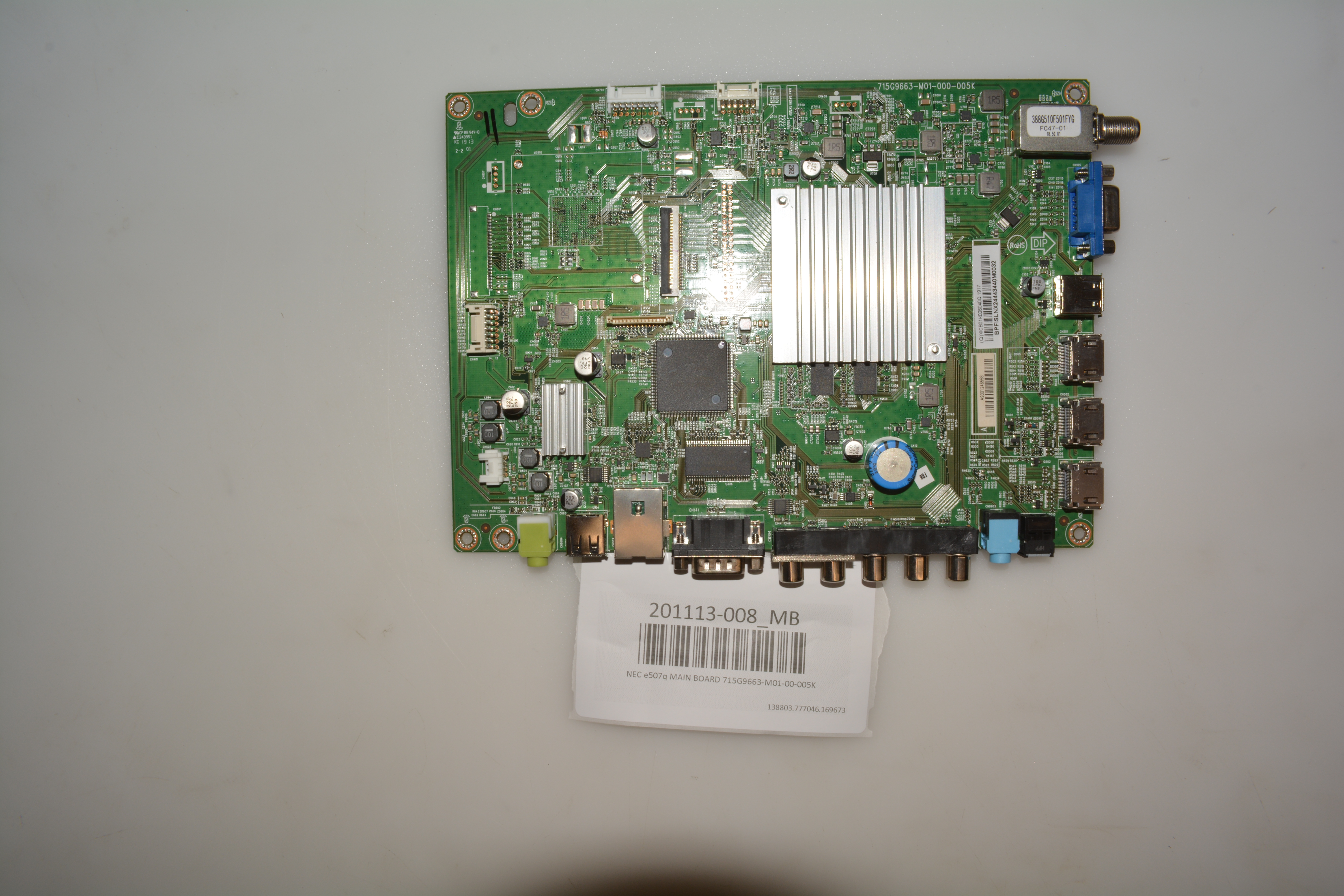 NEC E507Q MAIN BOARD 715G9663-M01-00 