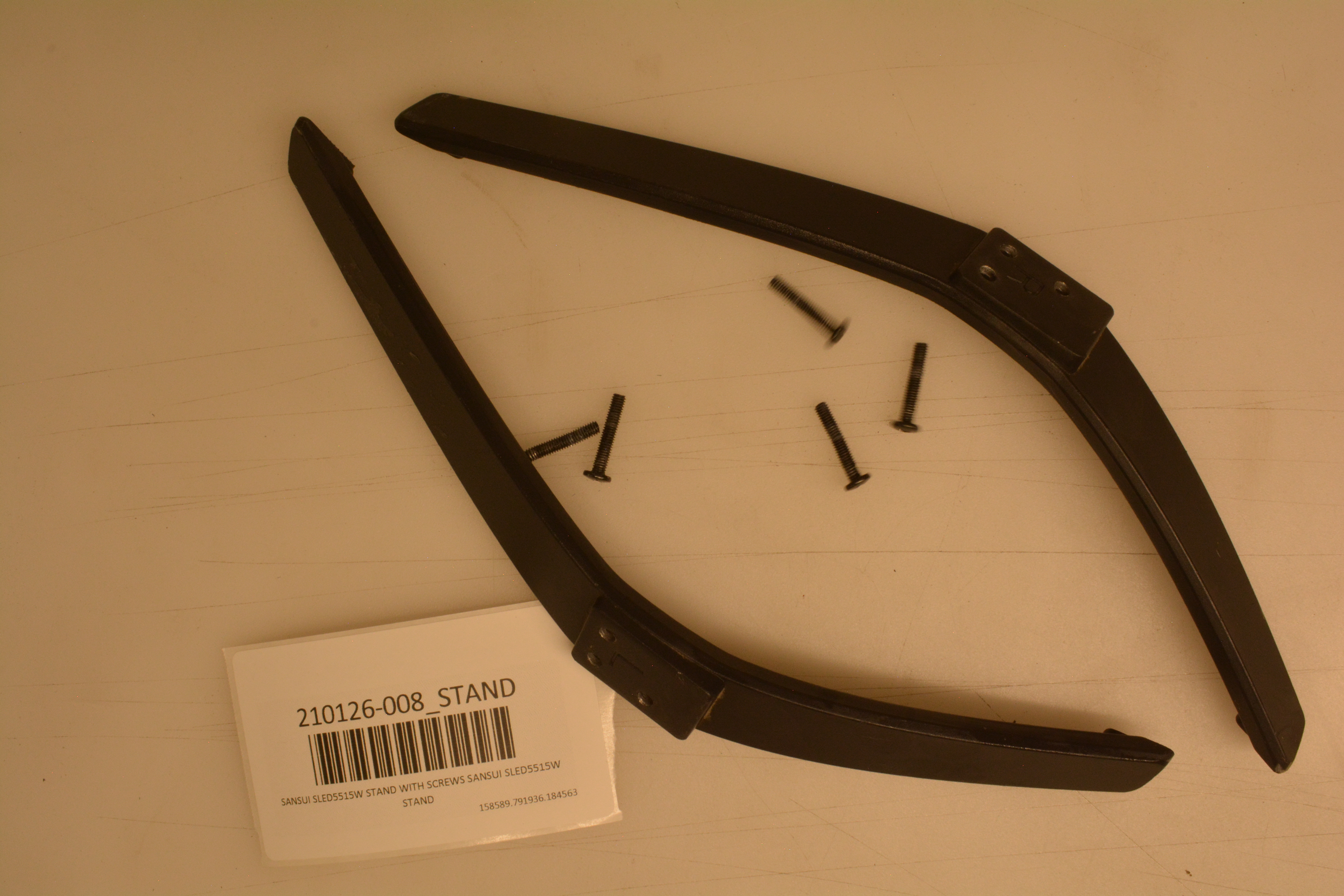 SANSUI SLED5515W STAND WITH SCREWS SANSUI SLED5515W STAND - Main Image