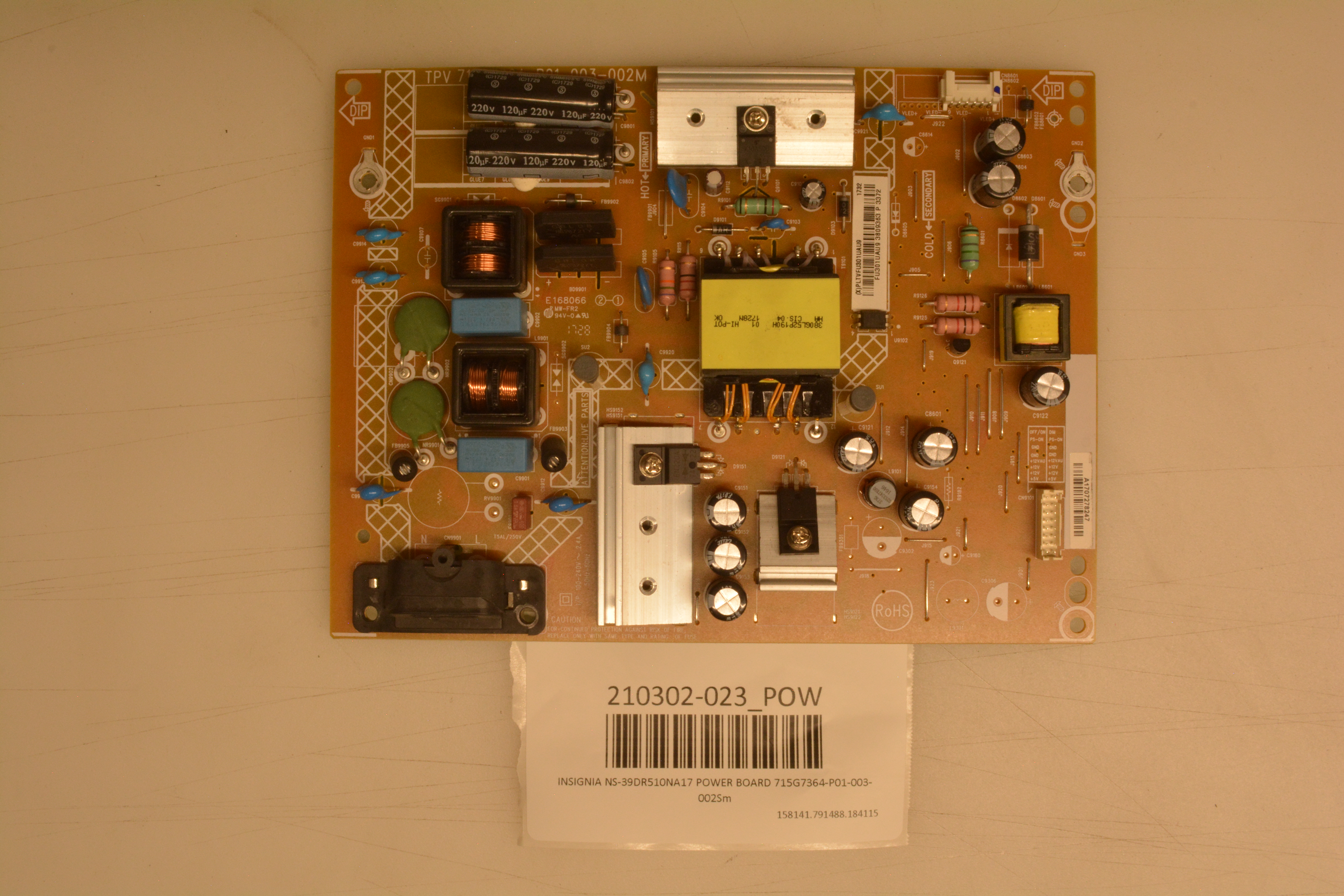 insignia ns 39dr510na17 lcd panel for sale