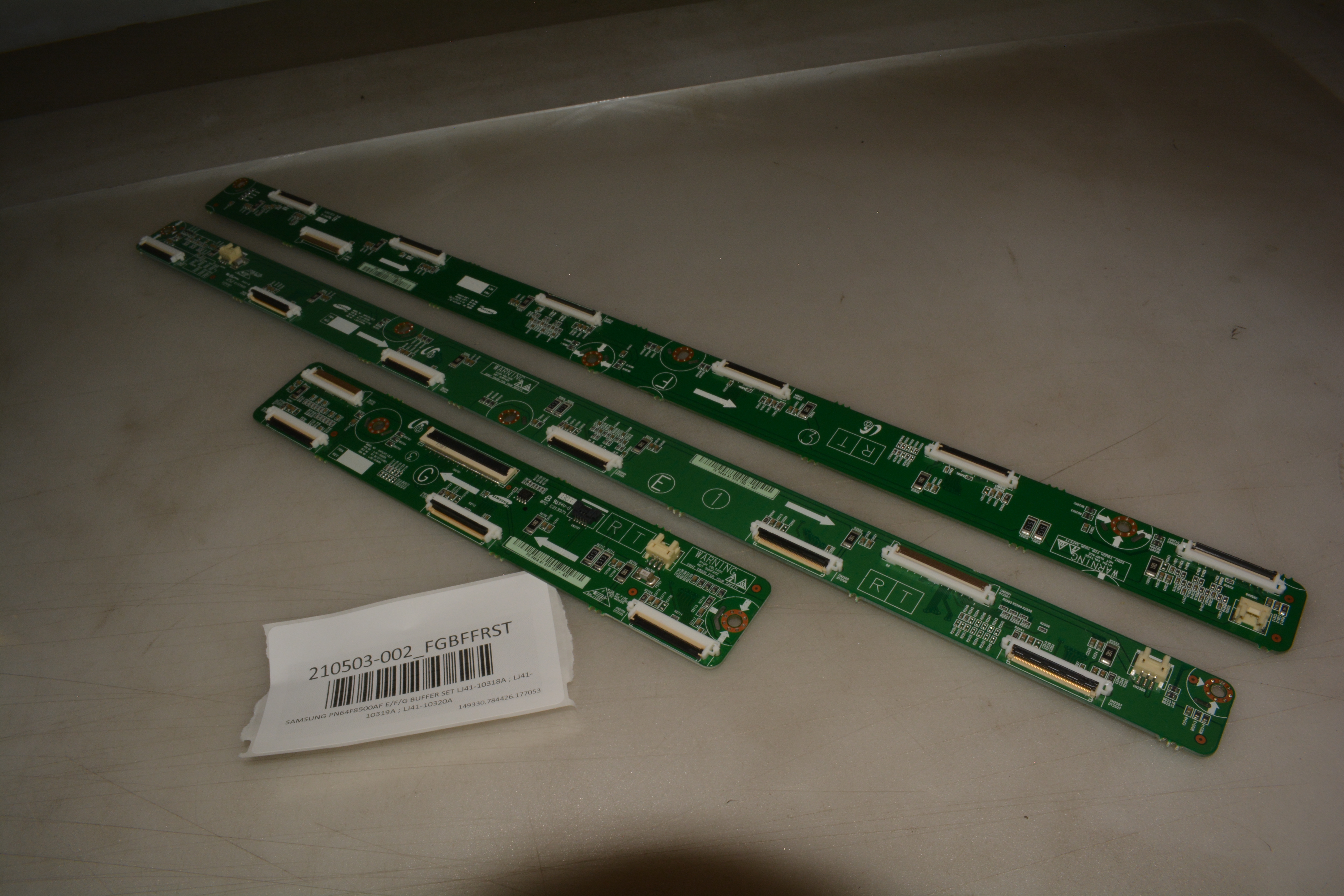 SAMSUNG PN64F8500AF E/F/G BUFFER SET LJ41-10318A ; LJ41-10319A  