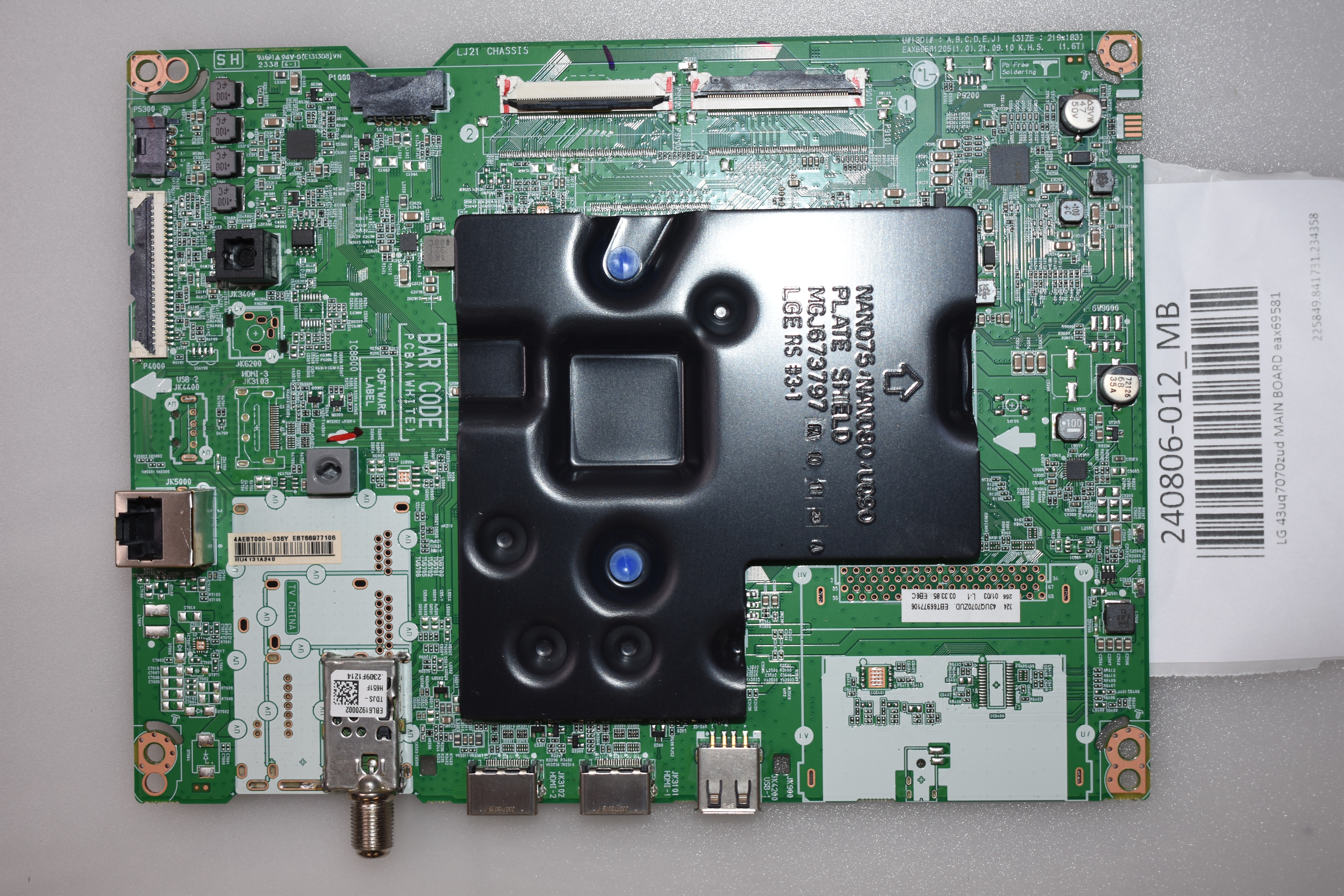 LG 43UQ7070ZUD MAIN BOARD EAX69581 | eBay