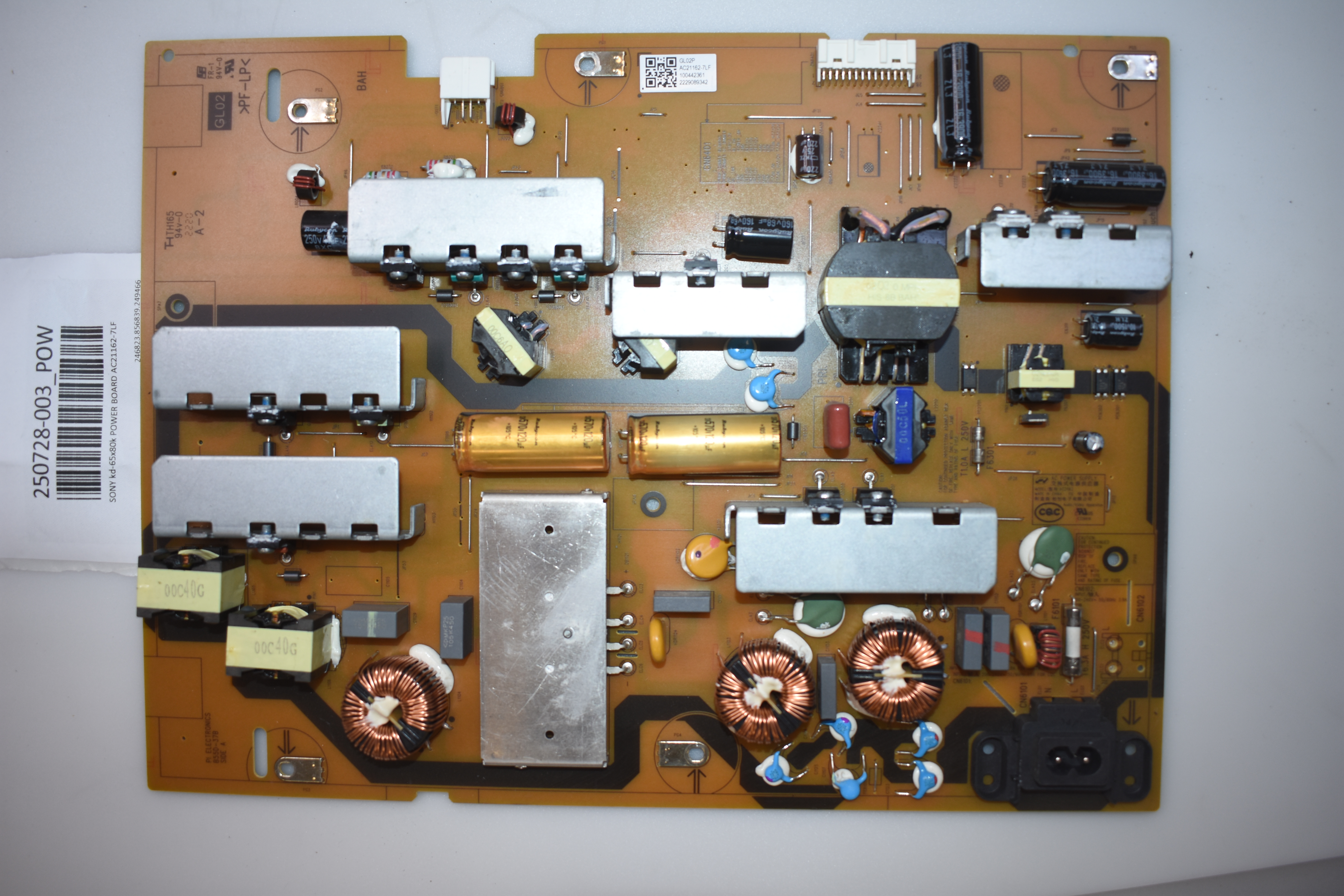 SONY KD-65X80K POWER BOARD AC21162-7LF | eBay