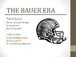 THE BAUER ERROR Logo