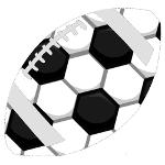Wait does this football use the round or oblong ball Logo