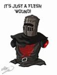 its just a flesh wound Logo