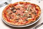 Pizza Regina con funghi Logo