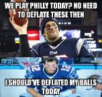 Tom Brady's soft balls Logo