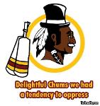 Not racist Redskins Logo