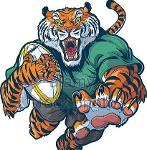 Black and orange tigers Logo