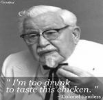 I'm too drunk to taste this chicken Logo