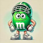 Green M&Ms Logo