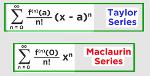 The sum of f^n(a)/n! * (x-a)^n from n=0 to infinity Logo