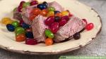 Milk Steak, Boiled Over Hard w/side Finest Jelly Beans, Raw Logo