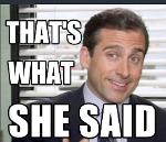 Thats what she said Logo