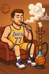Luka and his Hookah Logo