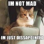 not mad just disappointed Logo