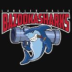 Langley Falls Bazooka Sharks Logo