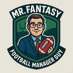 Mr. Fantasy Football Manager Guy Logo