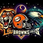 LSU/Browns/Eagles Logo