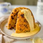Spotted Dick (British Steamed Pudding) Logo