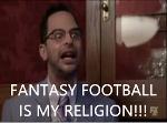 Fantasy Football is my religion!!! Logo