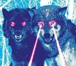 Yukon Laser Wolves Logo