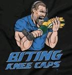 Bite Em Knee Caps Logo