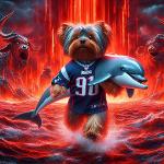 Tom pescó un delfín Logo