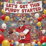 Let's Get This Purdy Started Logo