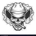 The Smoking Cowboy Logo