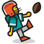 The Fighting Armadillos Logo