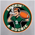 Smokin' a DOUBie Logo