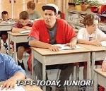 Not my t-t-t-today BT Junior Logo