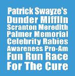 Patrick Swayze's Rabies Awareness Pro-Am Fun Run Race For The Cure Logo