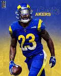 Cam Akers Rams Logo