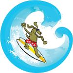 surf dogs Logo