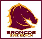 Ewe Beach Broncos Logo