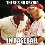 There's No Crying in Baseball! Logo