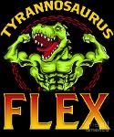 Tyrannosaurus Flex Logo