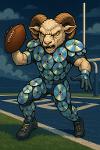 CeeDee Lamb Playing Football Logo