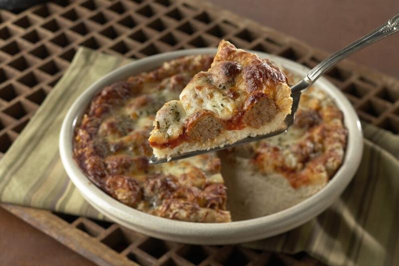 1Dish Italian Meatball and Cheese Pizza Bake