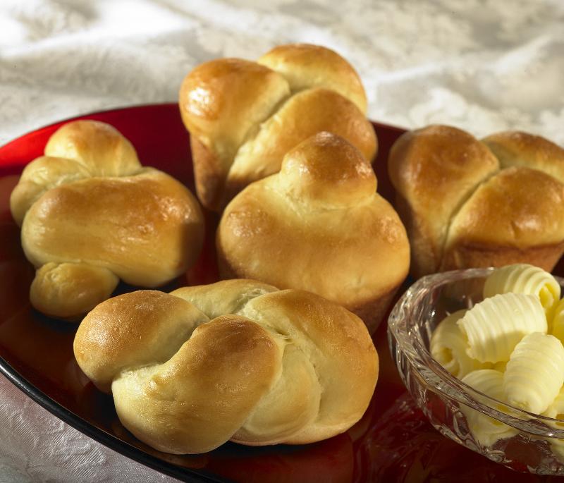 Bread Machine Brioche Style Dinner Rolls