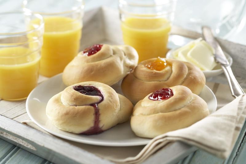 Jam Filled Rolls