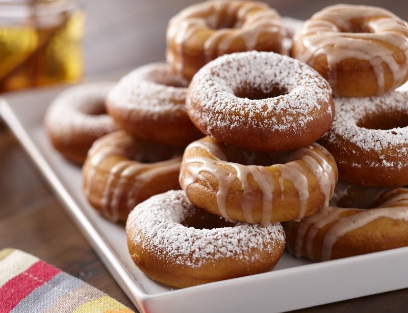 Pumpkin Pie Spiced Doughnuts