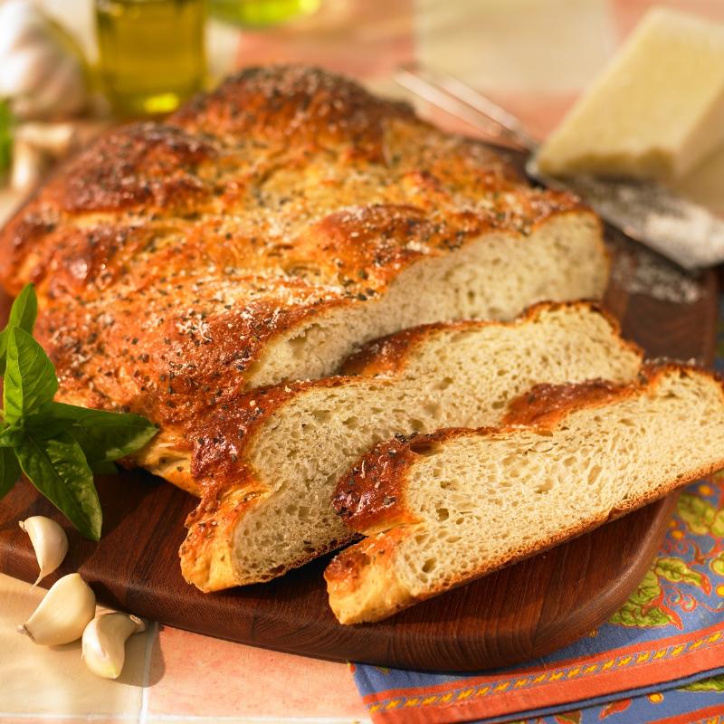 Roasted Garlic Pesto Loaf